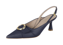 Navy Kitten Heel